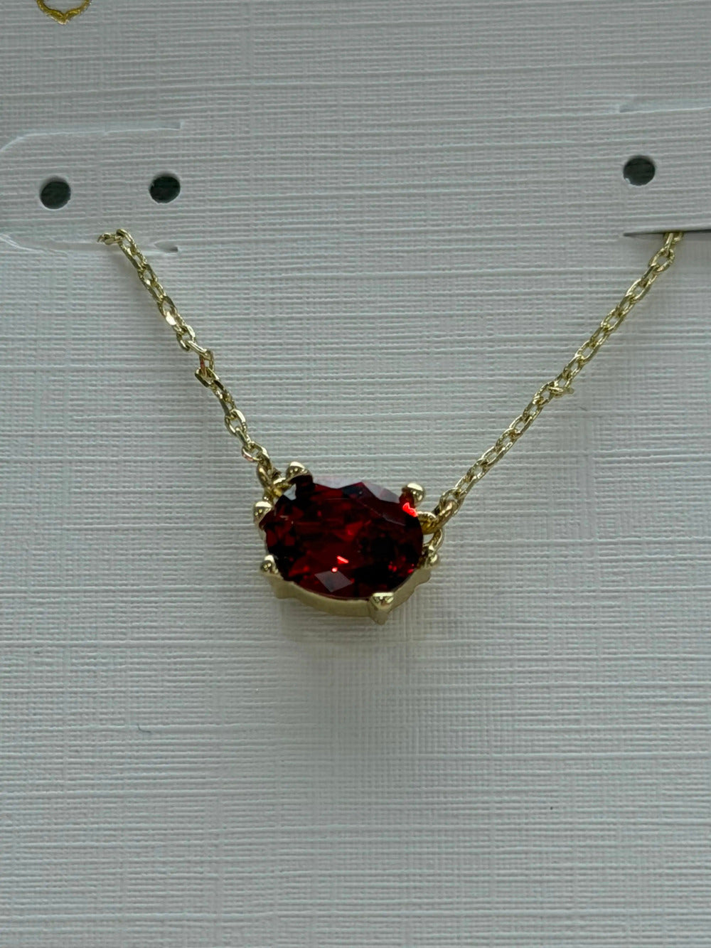Kendra Scott Red Pendant Necklace
