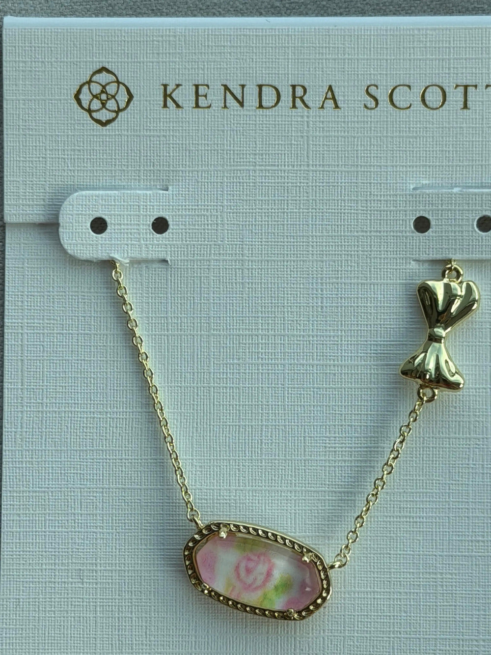 Kendra Scott Pink Pendant Necklace