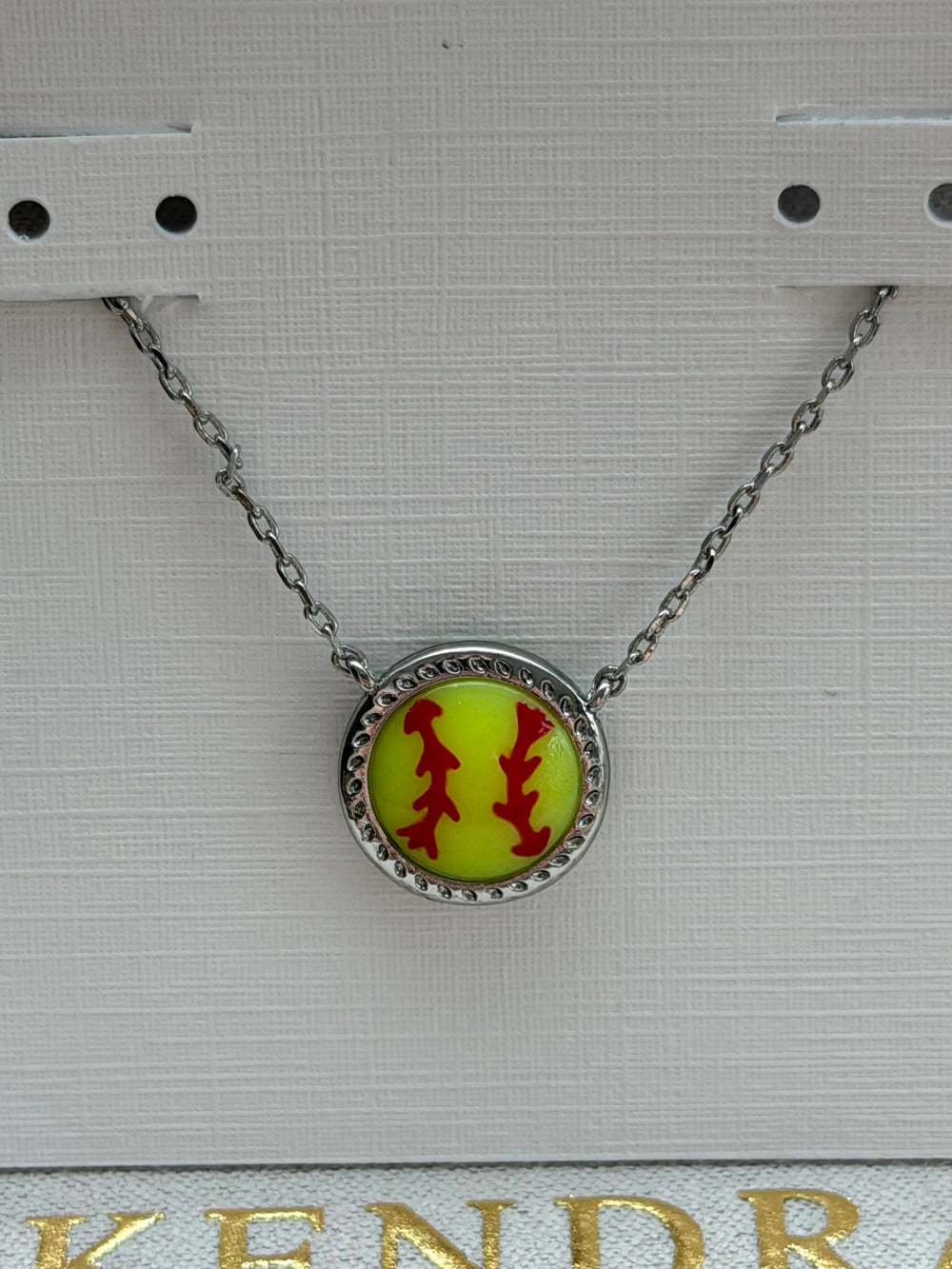 Kendra Scott Yellow Pendant Necklace