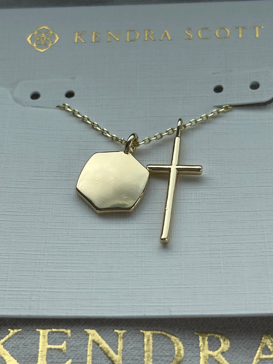 Kendra Scot Gold Pendant Necklace