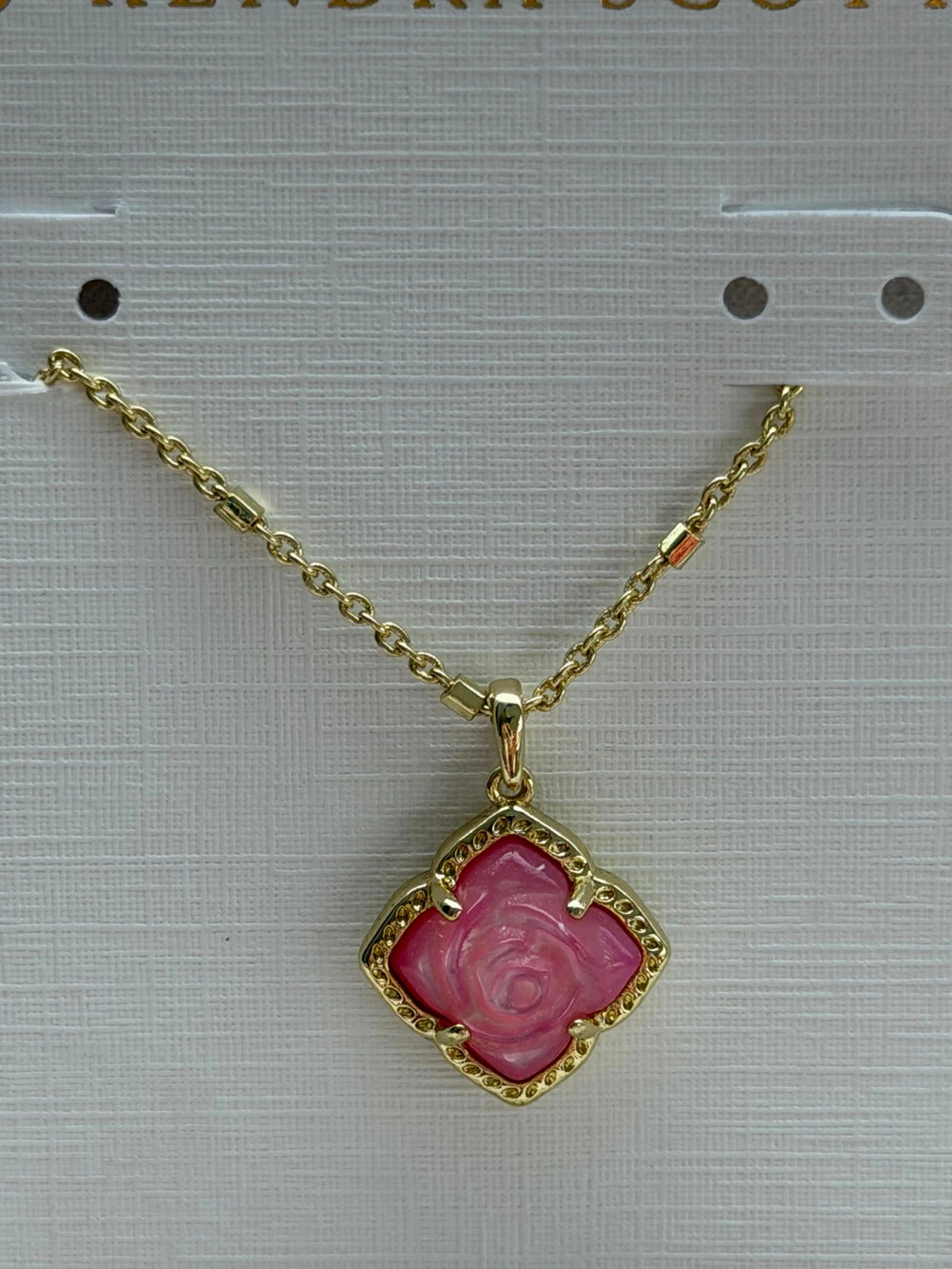 Kendra Scott pink necklace