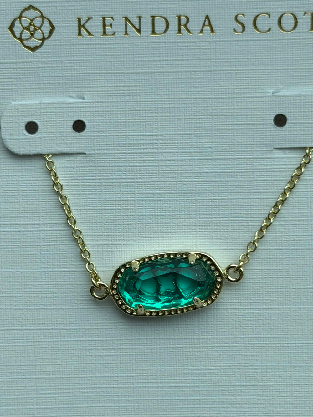 Kendra Scott Green Pendant Bracelet