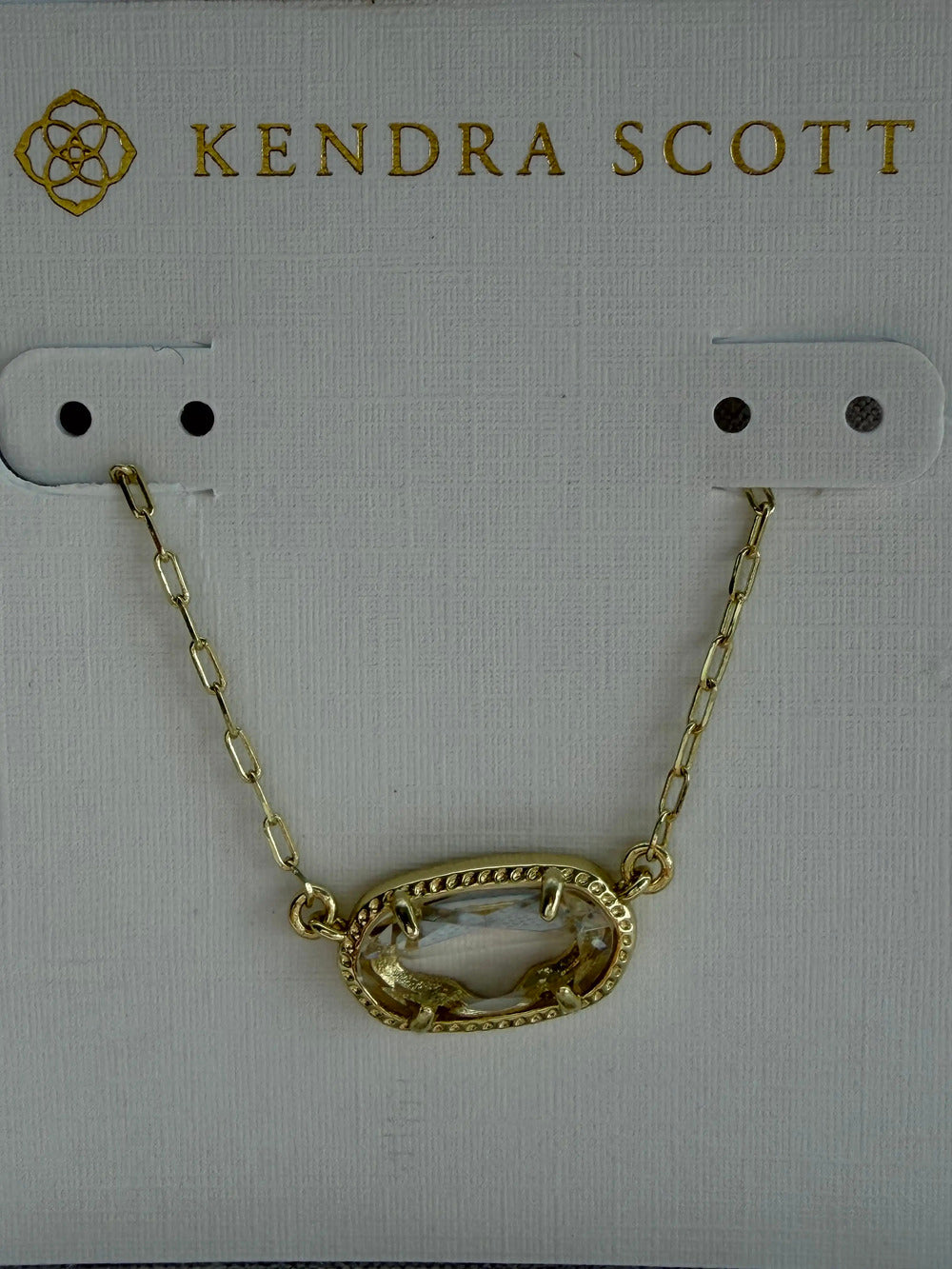 Kendra Scott white pendant necklace