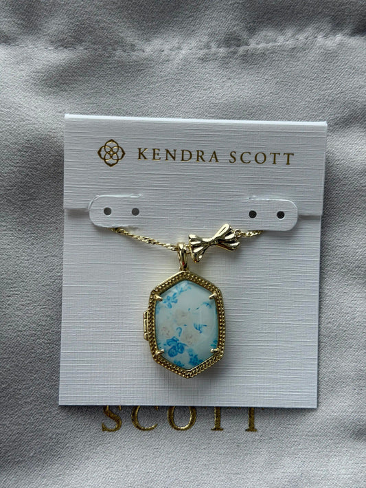 Kendra Scott Blue Pendant Necklace