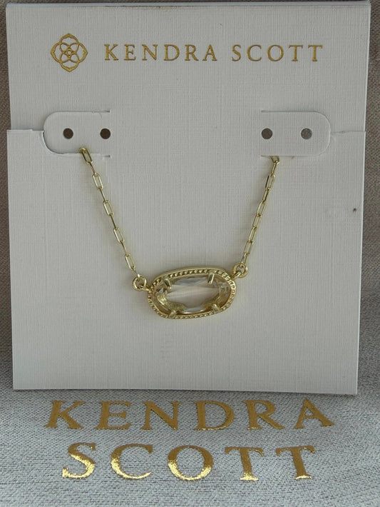 Kendra Scott white pendant necklace