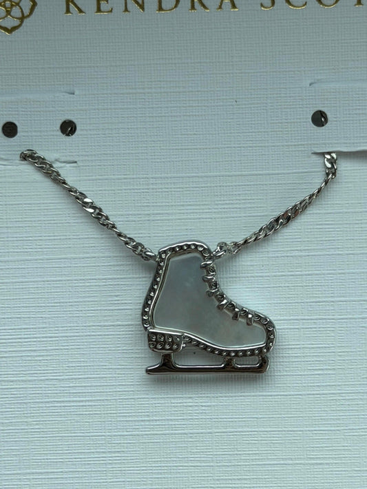 Kendra Scot White Pendant Necklace