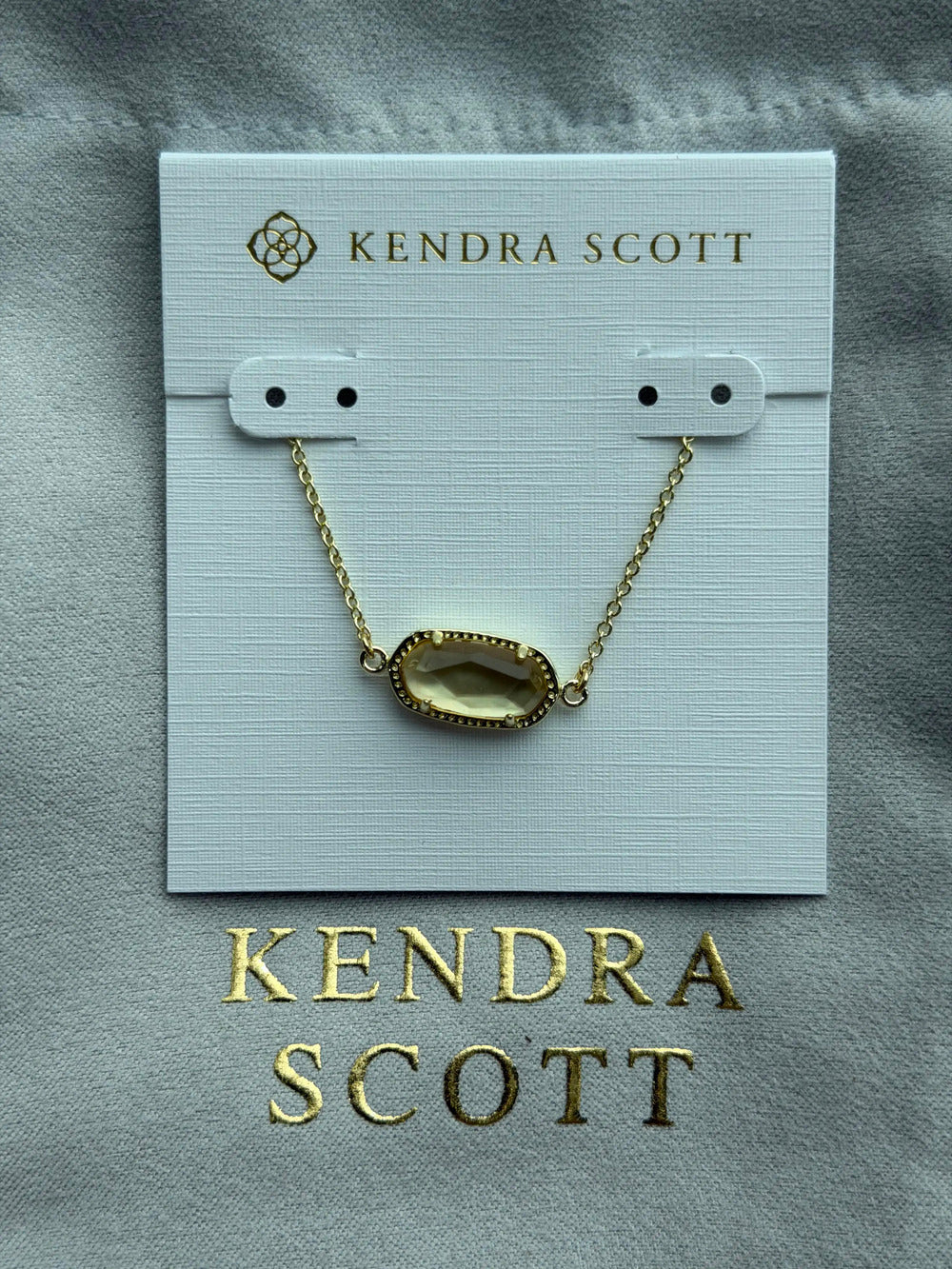 Kendra Scott Yellow Pendant Bracelet