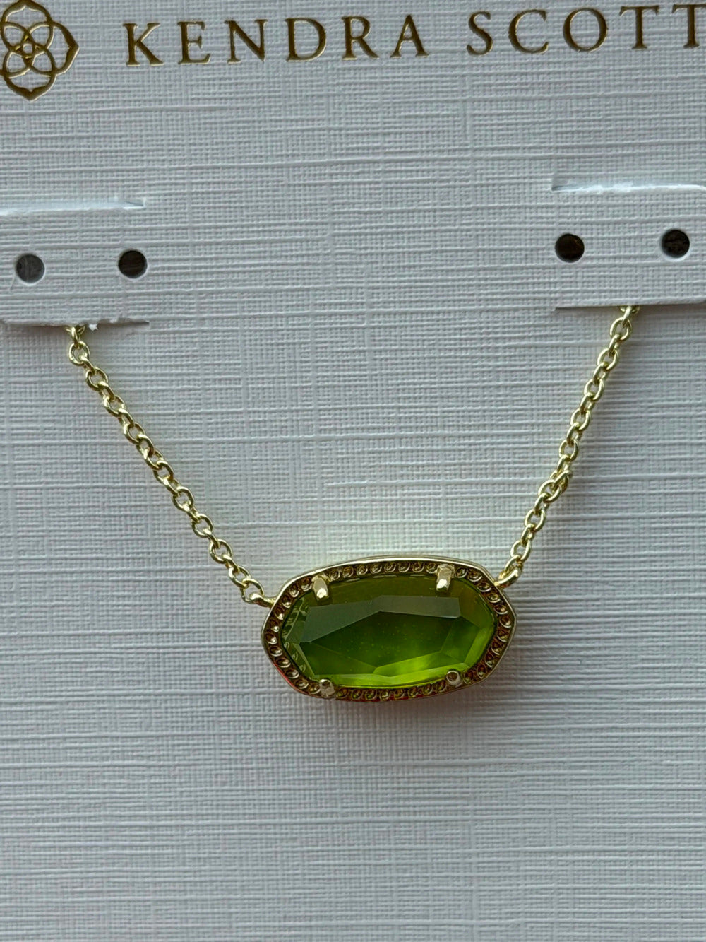 Kendra Scott Cyan Pendant Necklace