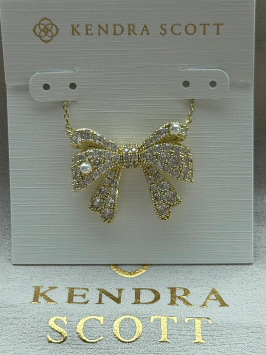 Kendra Scott bow necklace