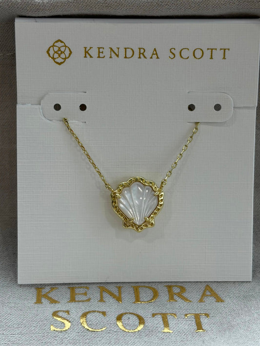 Kendra Scott white seashell necklace
