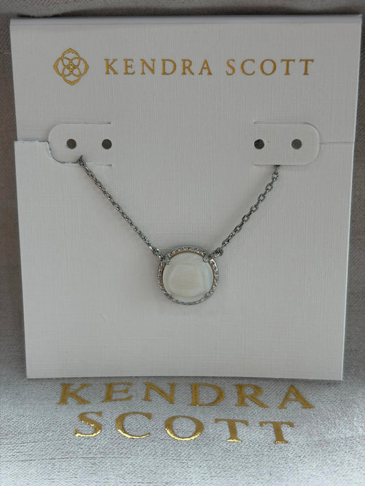 Kendra Scott white necklace