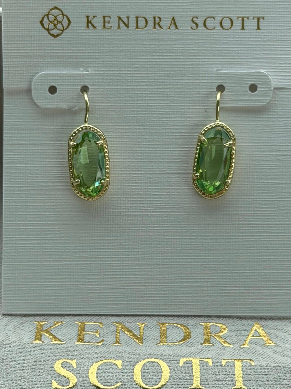 Kendra Scott Green Earrings