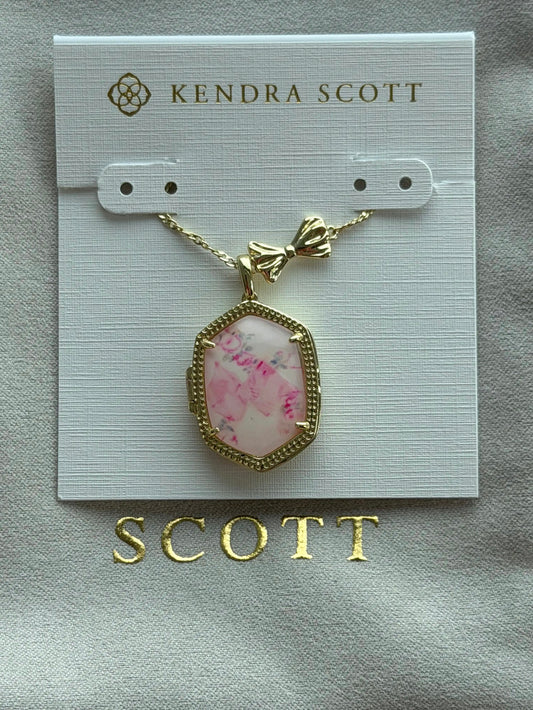 Kendra Scott Pink Pendant Necklace