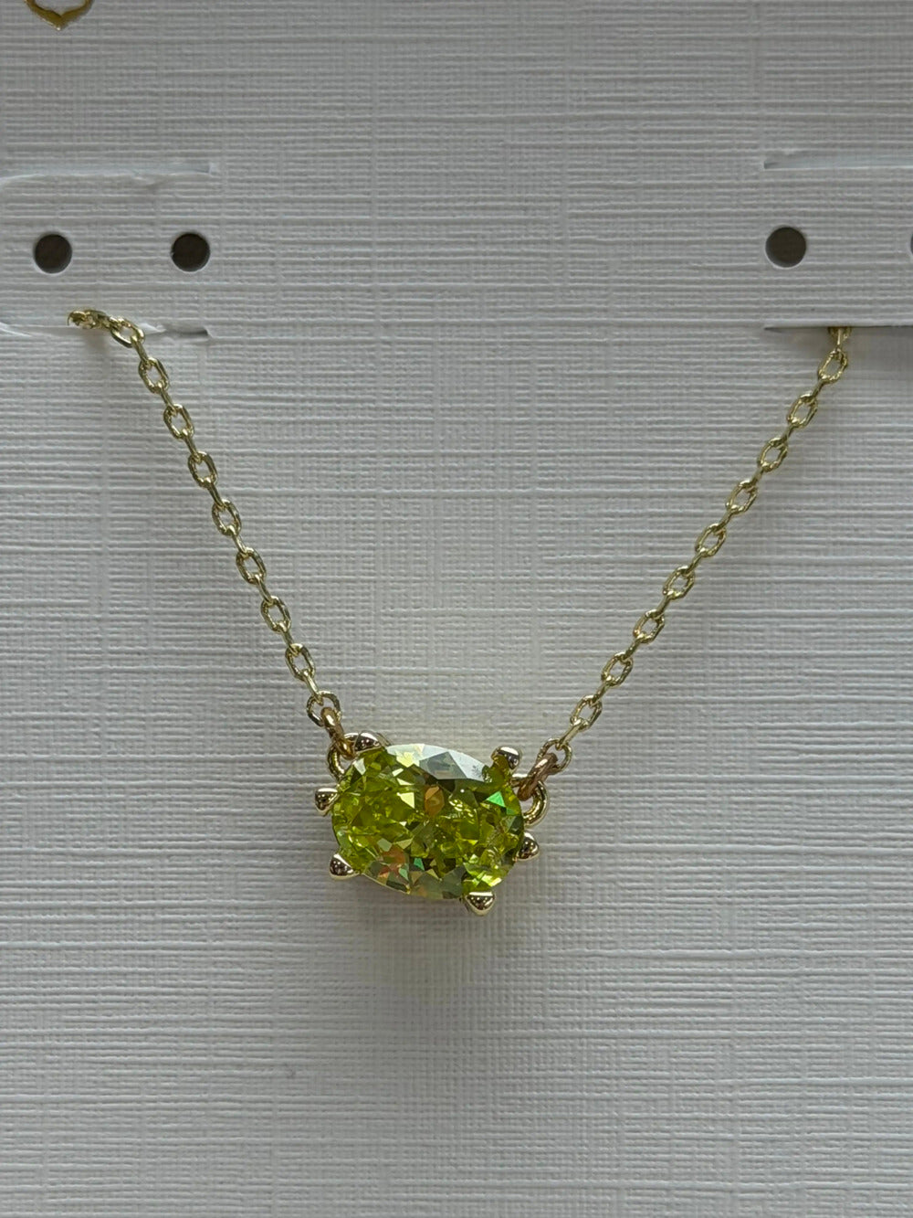 Kendra Scott Green Pendant Necklace