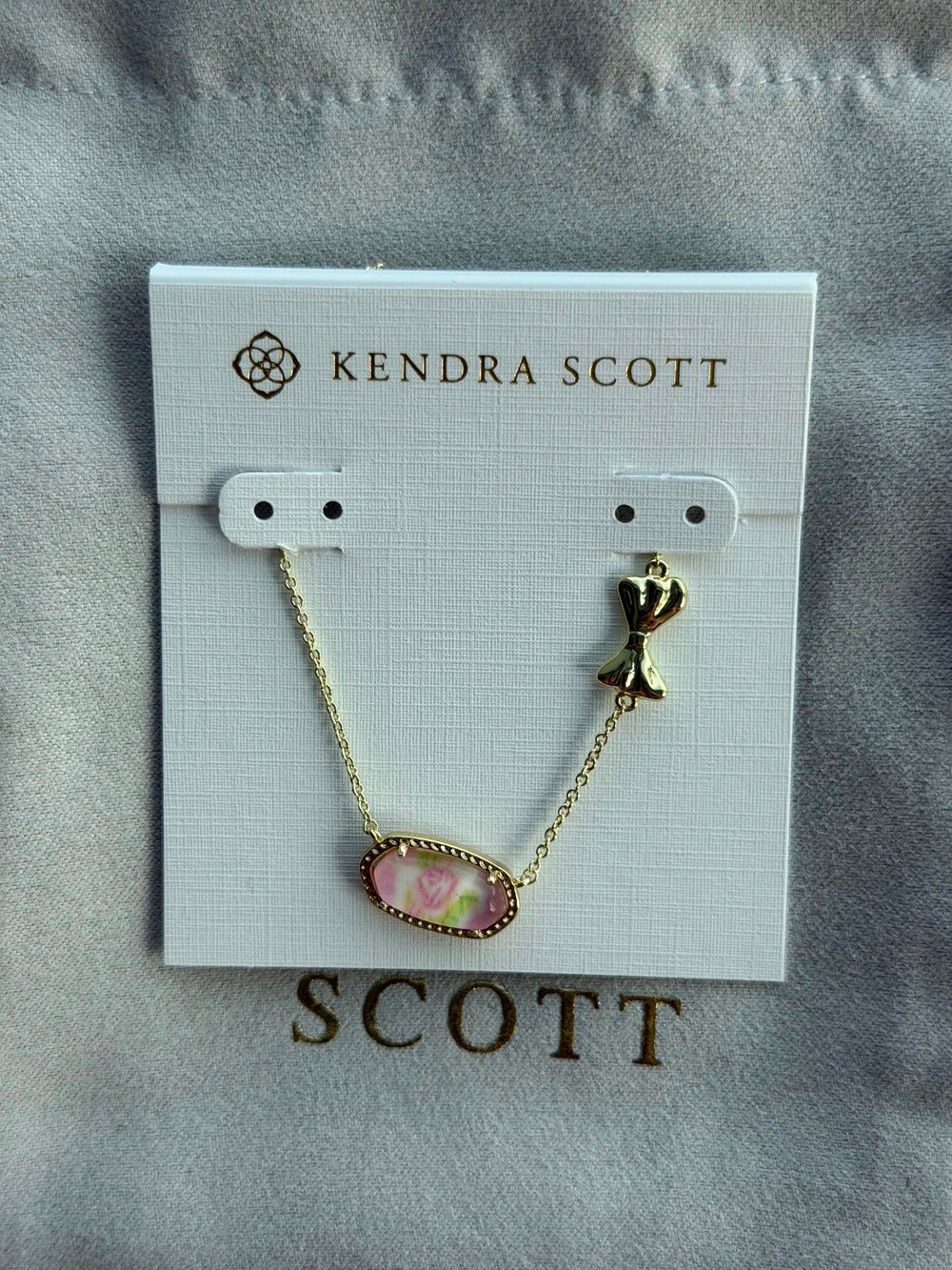 Kendra Scott Pink Pendant Necklace