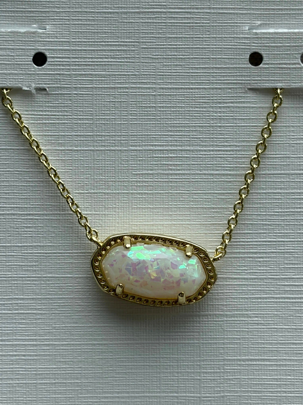 Kendra Scott white necklace