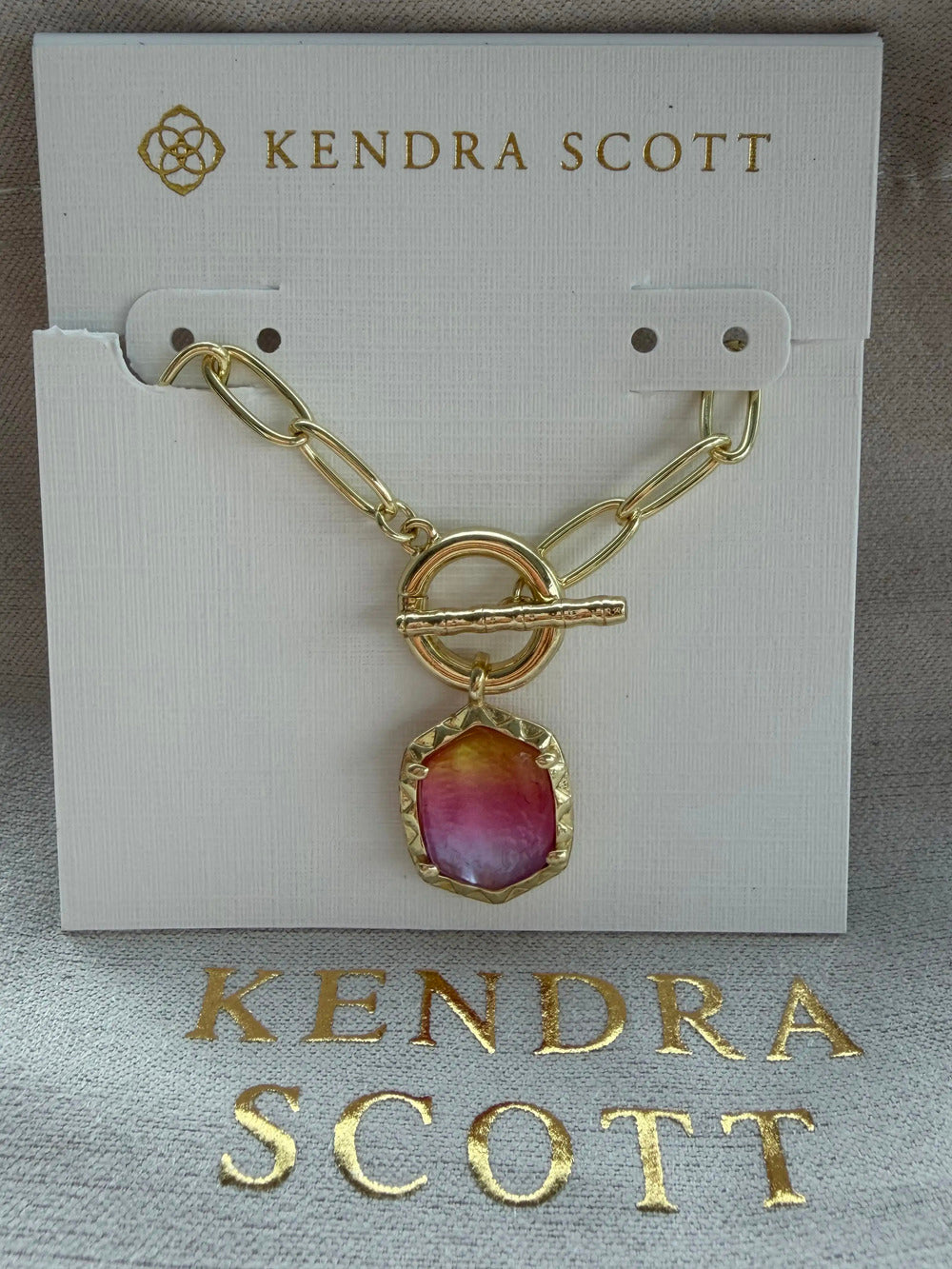 Kendra Scott Red Pendant Necklace