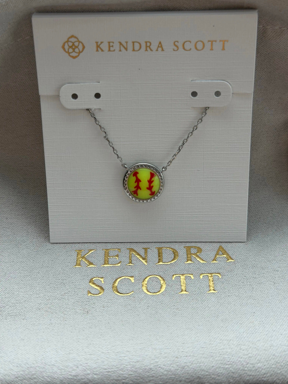 Kendra Scott Yellow Pendant Necklace