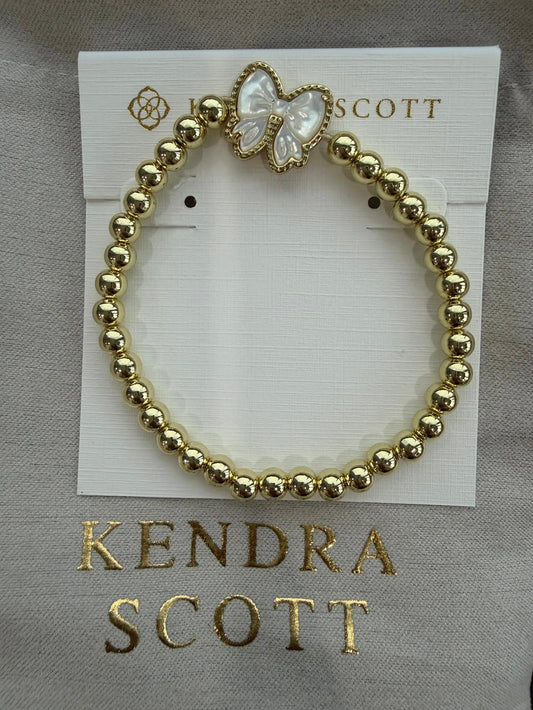 Kendra Scott white bow bracelet