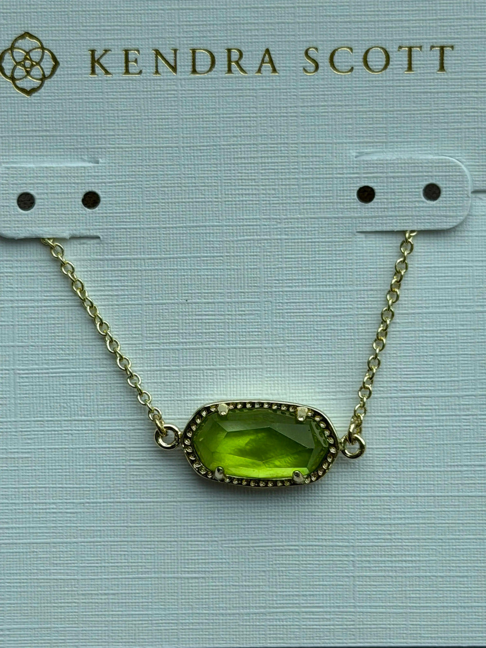 Kendra Scott Green Pendant Bracelet
