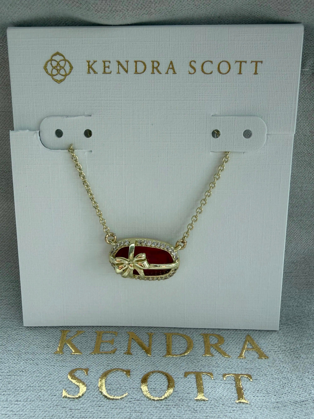 Kendra Scott Red Pendant Necklace