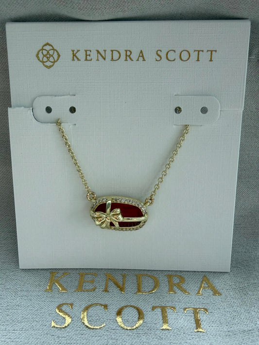 Kendra Scott Red Pendant Necklace