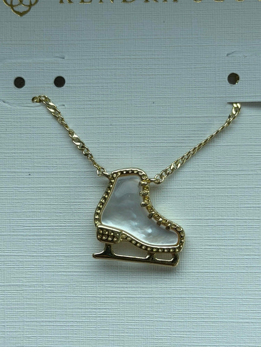 Kendra Scot White Pendant Necklace
