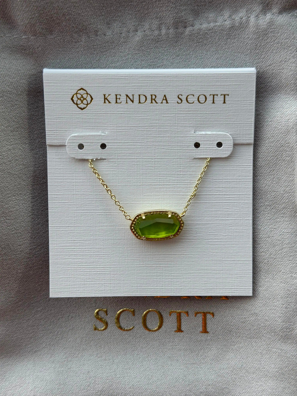 Kendra Scott Cyan Pendant Necklace