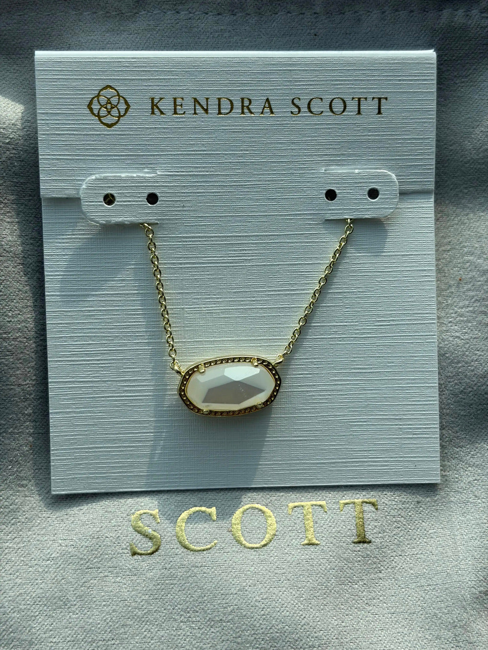 Kendra Scott white necklace