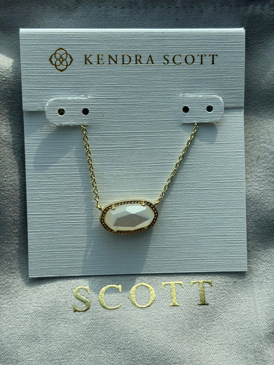 Kendra Scott white necklace