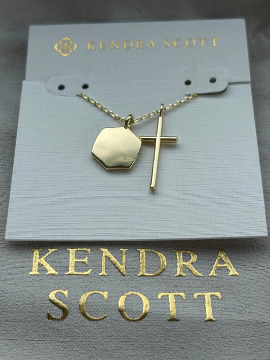 Kendra Scot Gold Pendant Necklace