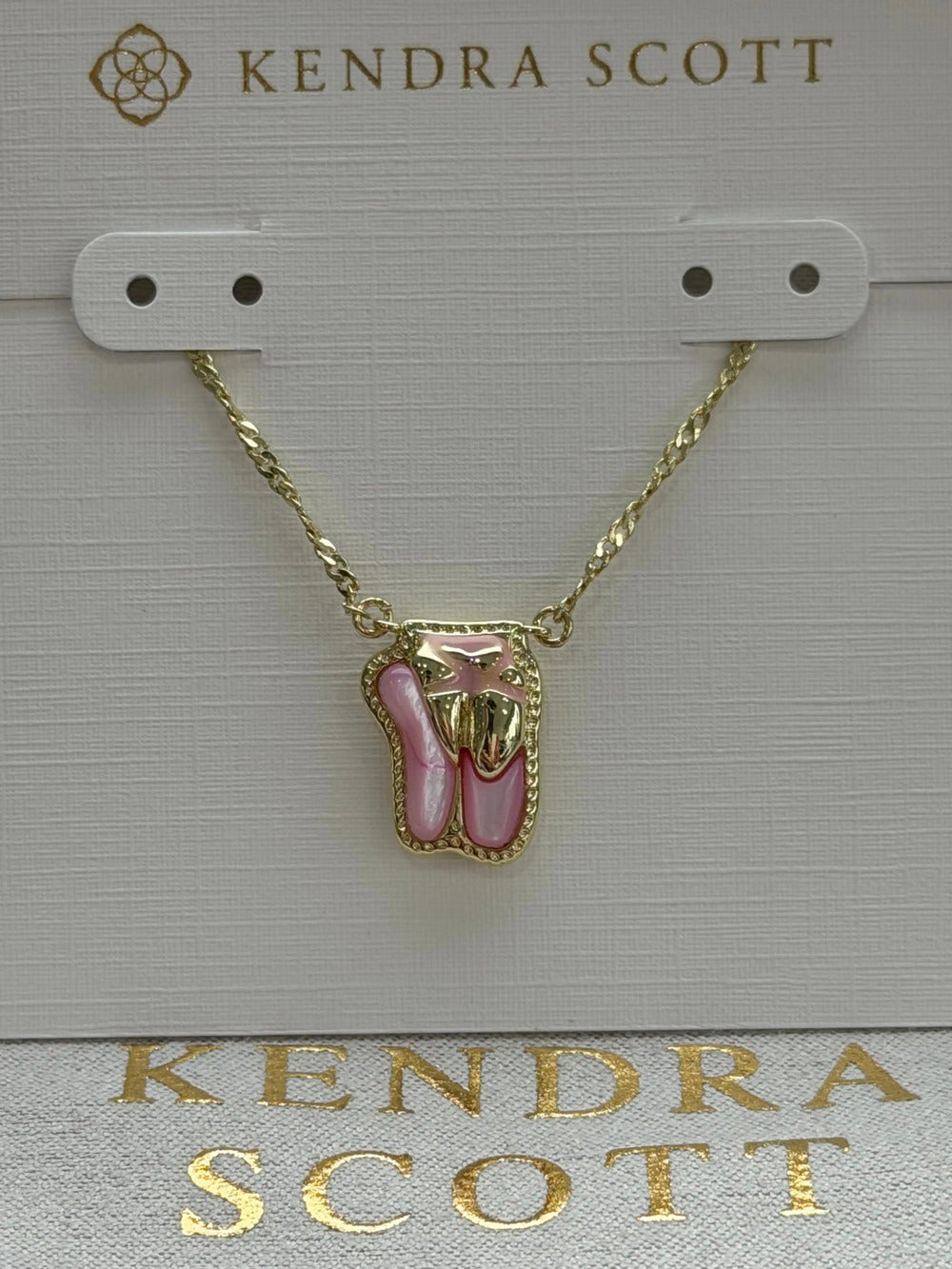 Kendra Scott Pink Pendant Necklace