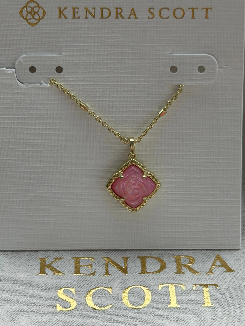 Kendra Scott pink necklace