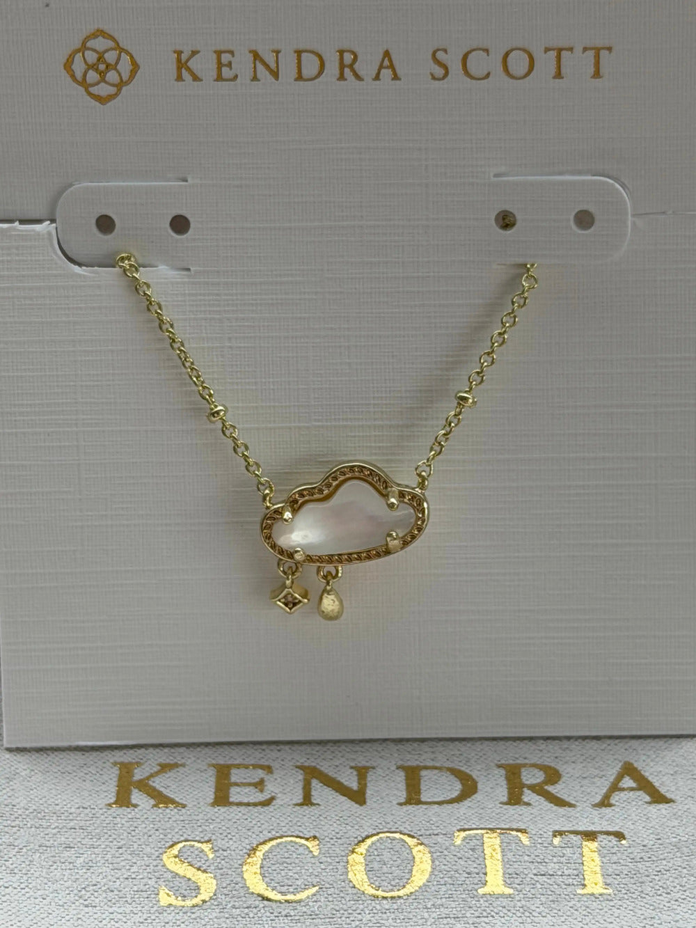Kendra Scott white necklace