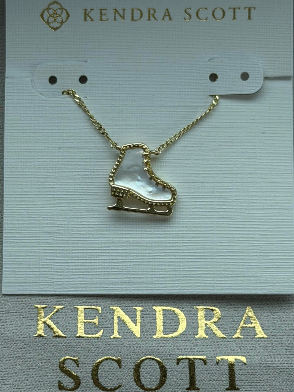 Kendra Scot White Pendant Necklace