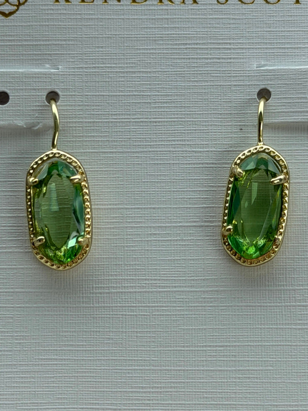Kendra Scott Green Earrings
