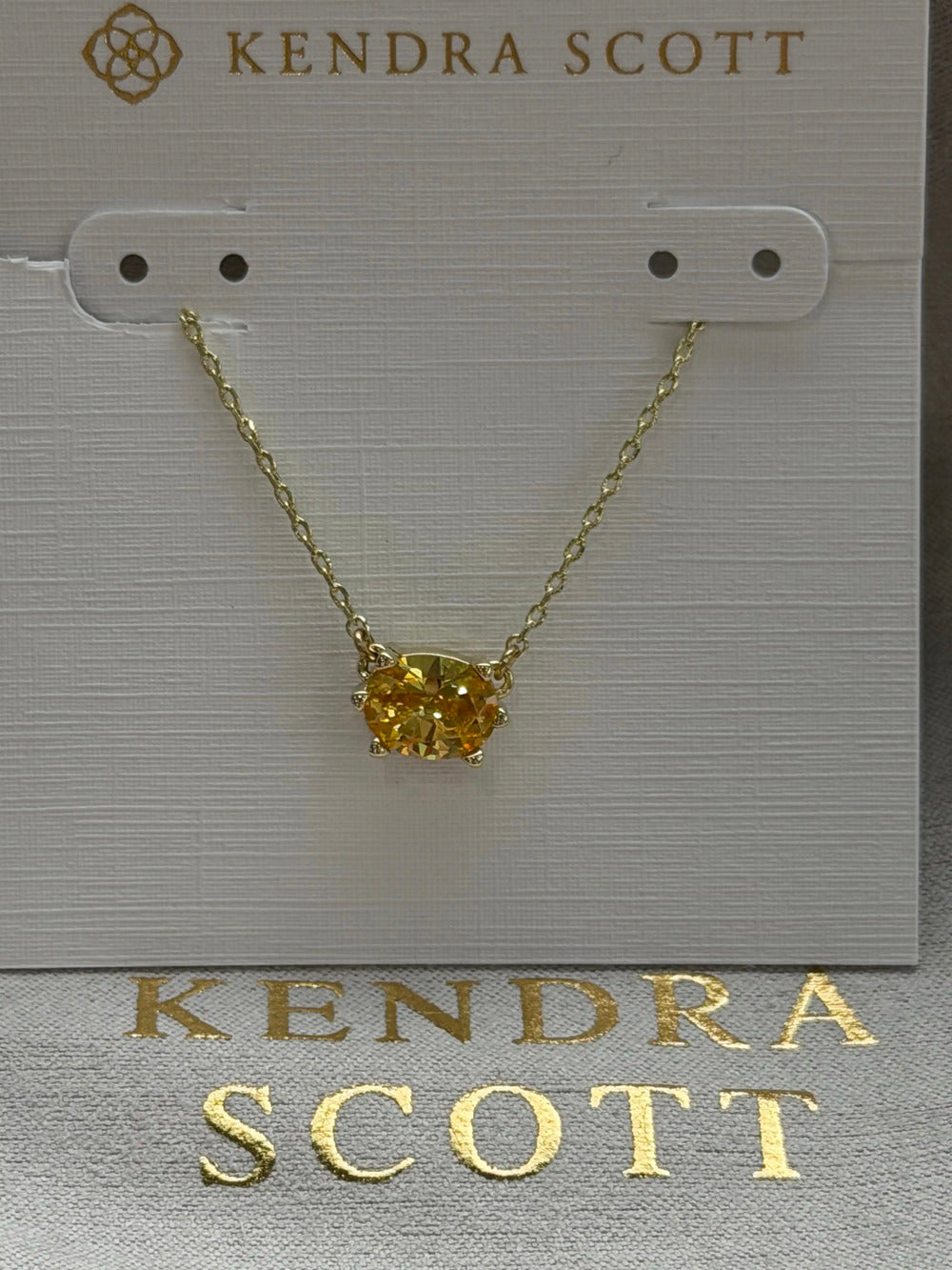 Kendra Scott Gold Pendant Necklace
